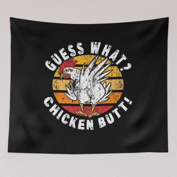 Item preview, Funny Guess What Chicken Butt White Design designed and sold by Countrysmart.