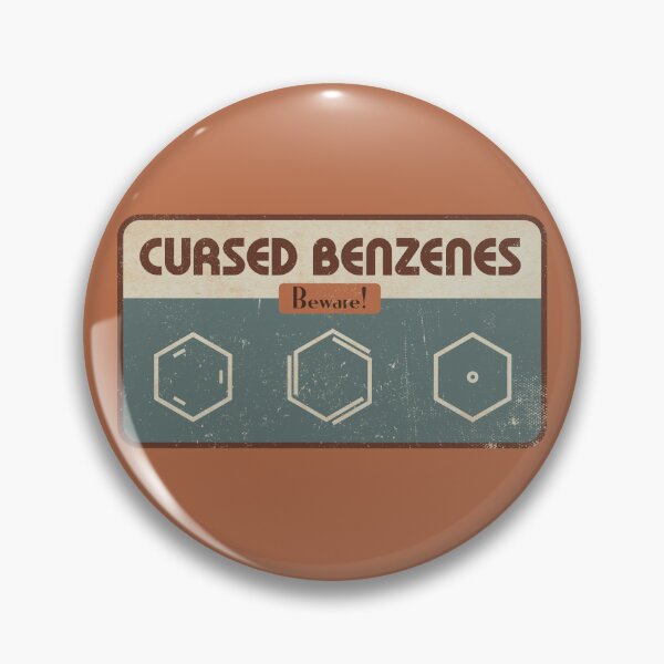 Item preview, Cursed Benzenes (No Border) designed and sold by Hydroxyl Design.