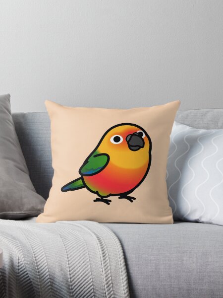Vista previa del artículo con la obra «Conure gordito de Jenday», diseñado y vendido por birdhism.