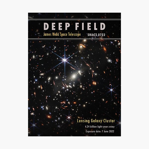 Item preview, ENHACED QUALITY James Webb Space Telescope image, Deep field designed and sold by TheColorFlow.
