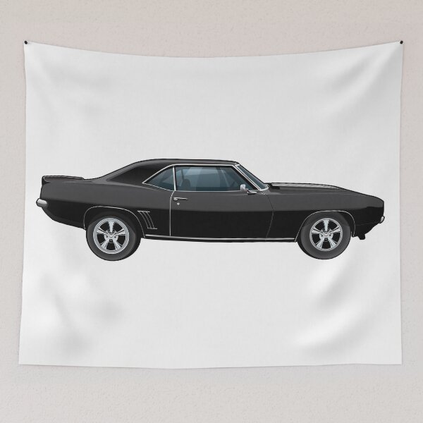 Item preview, 1960s Black Camaro Side View designed and sold by Sabin Artworks.
