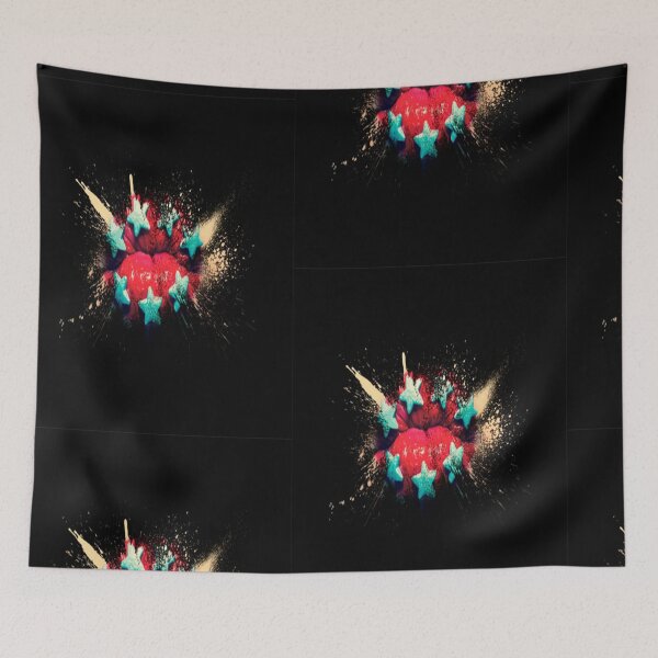Item preview, Fire works Colorful Vector Design Graphic on black background32 designed and sold by AnadAA.