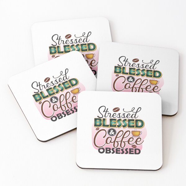 Item preview, Stressed blessed & coffee obsessed designed and sold by Sam Artist.