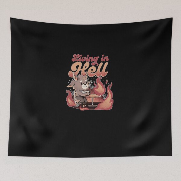 Item preview, Living In Hell designed and sold by StoreFlip.