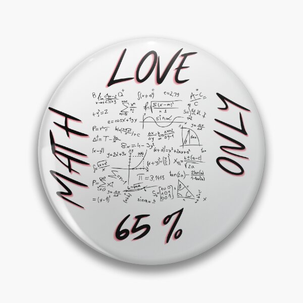 Item preview, Love Math only 65% designed and sold by KAONZA.