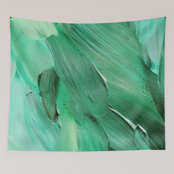 Item preview, Sea Foam Green And Jade-Hues Abstract Painting designed and sold by DEC02.
