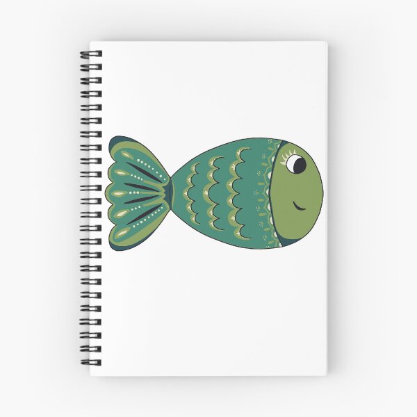 Item preview, Green Fish Clip Art Doodle designed and sold by Missing In Art.