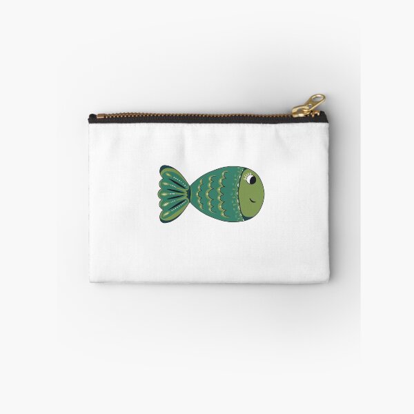 Item preview, Green Fish Clip Art Doodle designed and sold by Missing In Art.