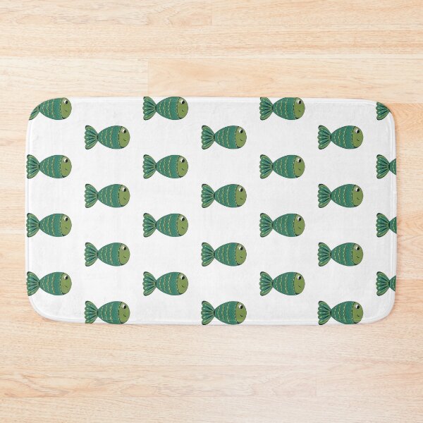 Item preview, Green Fish Clip Art Doodle designed and sold by Missing In Art.