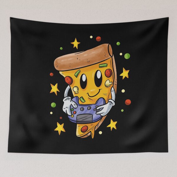 Item preview, Cute Space Pizza Gamer designed and sold by palaco210.
