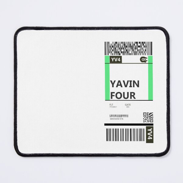 Item preview, Yavin 4 Boarding Pass designed and sold by Bluesuiter.