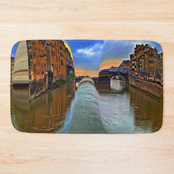 Item preview, Florance Arno river view with a twist by Iritof designed and sold by iritof.
