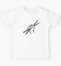 Drummer drumsticks Kids Tee