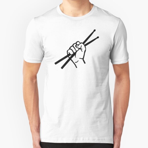 Drummer drumsticks Slim Fit T-Shirt
