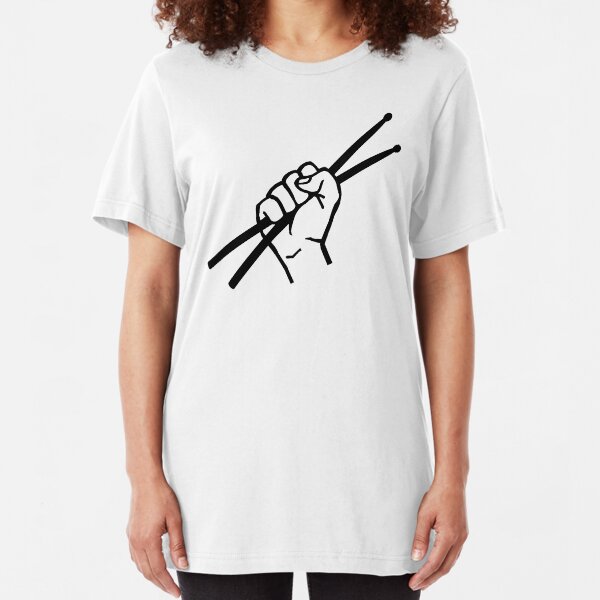 Drummer drumsticks Slim Fit T-Shirt