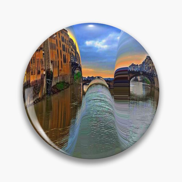 Item preview, Florance Arno river view with a twist by Iritof designed and sold by iritof.