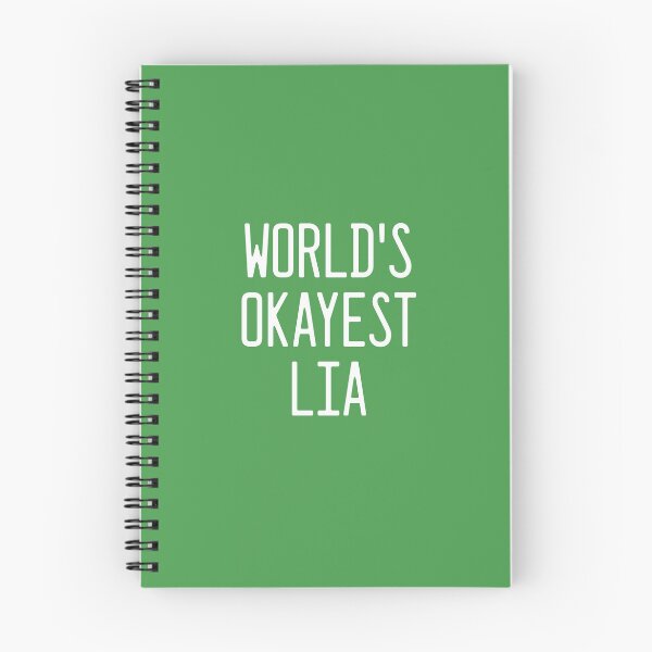 Item preview, World's Okayest Lia designed and sold by TimespunThreads.