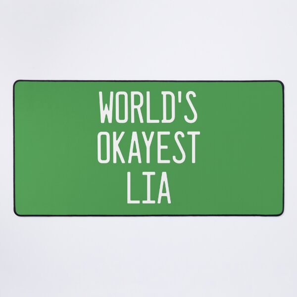 Item preview, World's Okayest Lia designed and sold by TimespunThreads.