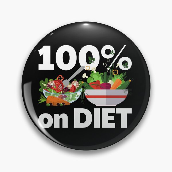 Item preview, 100% ON DIET designed and sold by InsaneCorner.