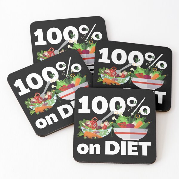 Item preview, 100% ON DIET designed and sold by InsaneCorner.
