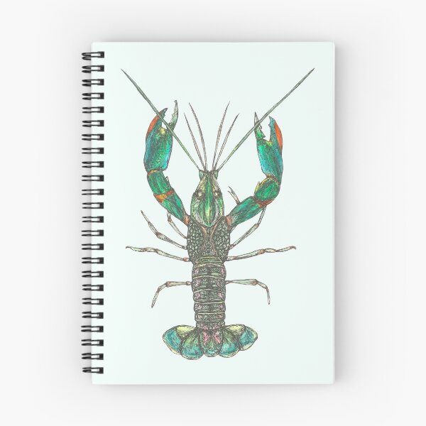 Item preview, Electric Blue Crayfish designed and sold by SerenSketches.