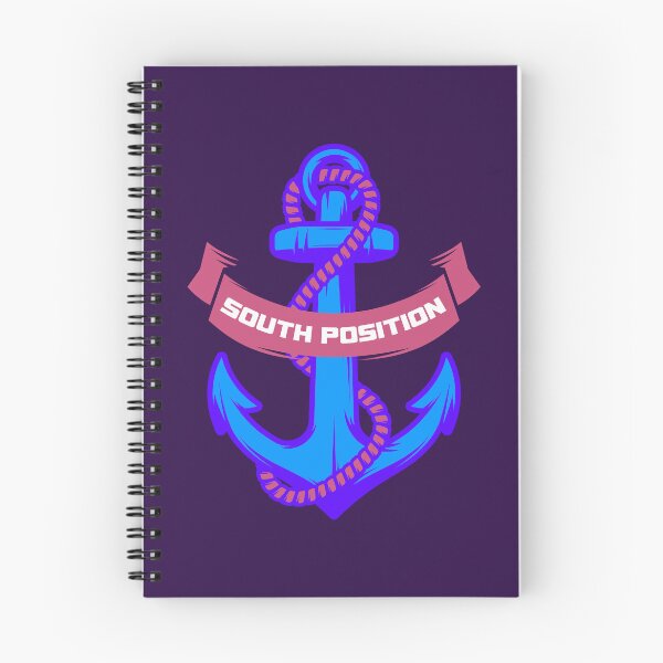 Item preview, South Position Salty Anchor Navy Blue designed and sold by Palteeshop.