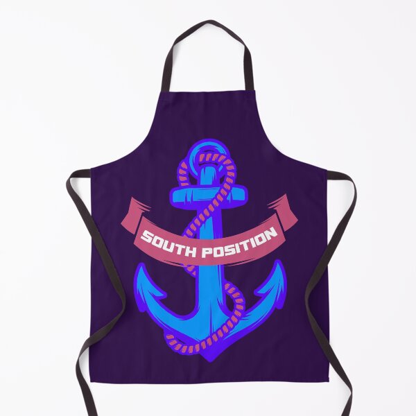 Item preview, South Position Salty Anchor Navy Blue designed and sold by Palteeshop.