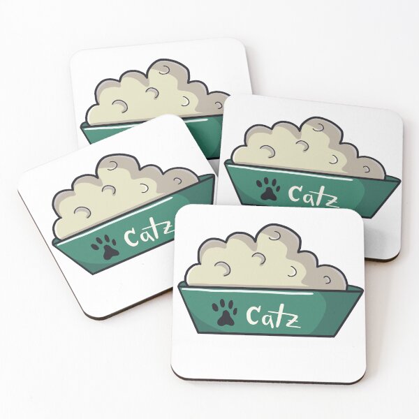 Aperçu de l'œuvre Catz vert bol de nourriture clipart créée et vendue par Missing In Art.