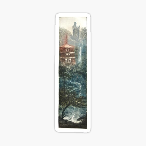 Item preview, japanese scenery, aquatint etching designed and sold by julmunne.