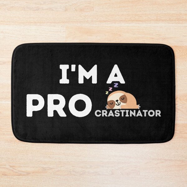 Item preview, I'm a Procrastinator Sloth - Funny Motivational Design designed and sold by CreativNode.