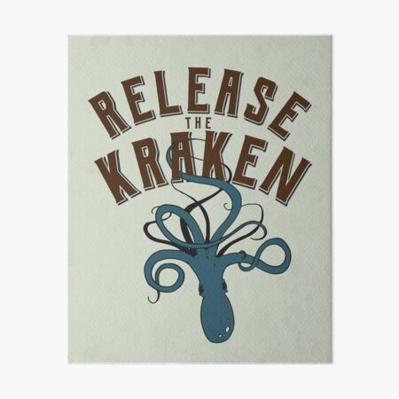 Release the Kraken! Art Board Print