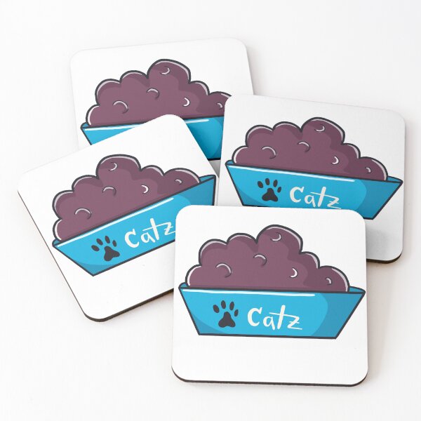 Aperçu de l'œuvre Catz bleu bol de nourriture clipart créée et vendue par Missing In Art.