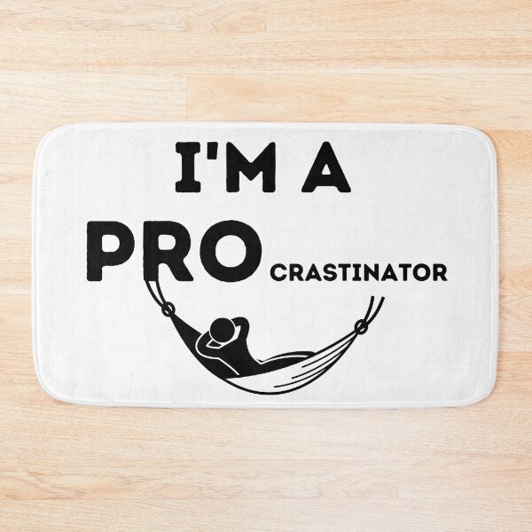 Item preview, I'm a Procrastinator Hammock - Funny Motivational Design designed and sold by CreativNode.