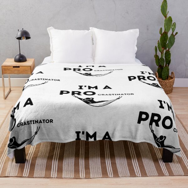 Item preview, I'm a Procrastinator Hammock - Funny Motivational Design designed and sold by CreativNode.