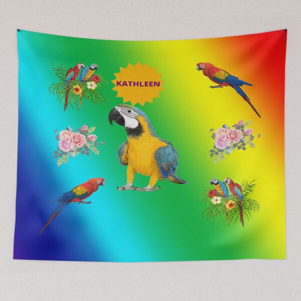 Item preview,  KATHLEEN (PARROT HAPPY HELLO) designed and sold by lovingtouch.