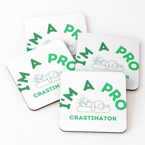 Item preview, I'm a Procrastinator  Lazy Panda - Funny Motivational Design designed and sold by CreativNode.