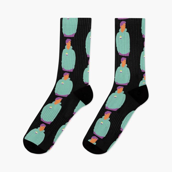 Item preview, Vivid Non Binary Guy Cool Retro Design designed and sold by mkzmerch.
