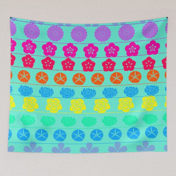 Item preview, Colorful floral design  designed and sold by Darkies-store.