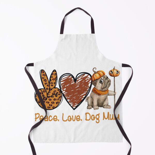 Item preview, Peace Love Dog Mom, Leopard Dog Mom Halloween designed and sold by Sam Artist.