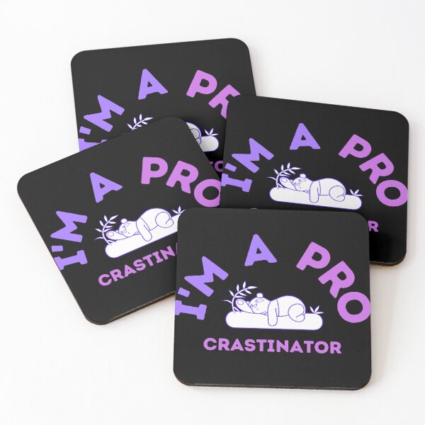Item preview, I'm a Procrastinator Lazy Panda - Funny Motivational Design designed and sold by CreativNode.
