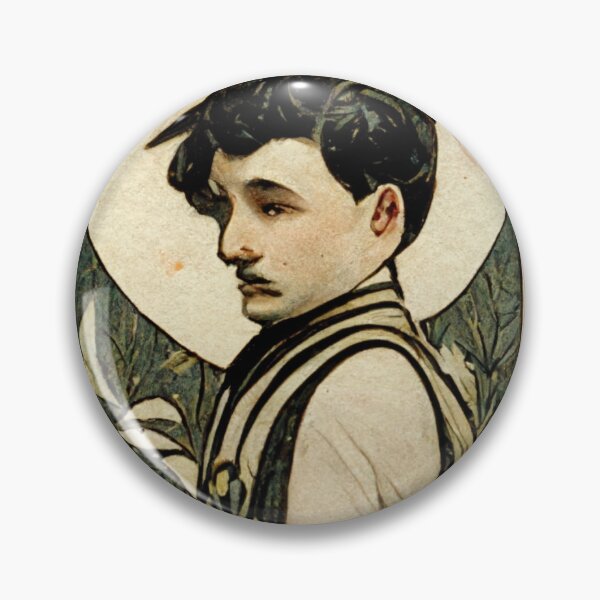 Item preview, Art Nouveau Pugsley designed and sold by TheHippieViking.