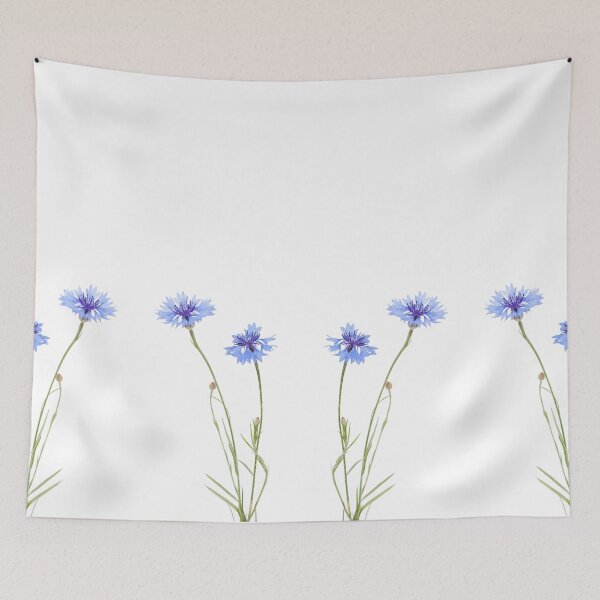 Item preview, Two blue cornflower flowers  designed and sold by Arletta Cwalina.
