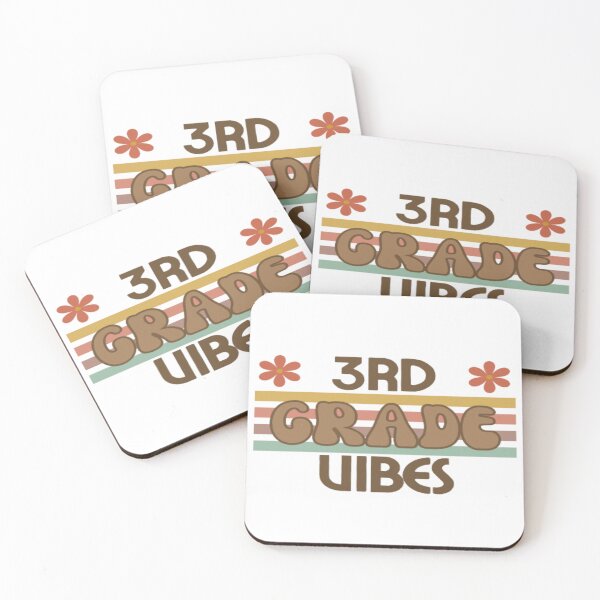 Item preview, Third Grade Vibes Only Back To School Cool Retro Groovy designed and sold by ImaginedCo.
