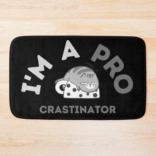 Item preview, I'm a Procrastinator Lazy Cat - Funny Motivational Design designed and sold by CreativNode.