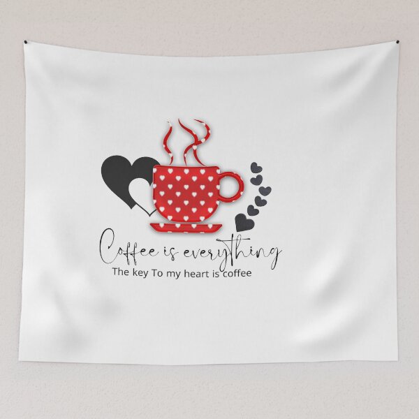 Item preview, Coffee is everything ,the key to my heart is coffee.  designed and sold by Jas Artist.