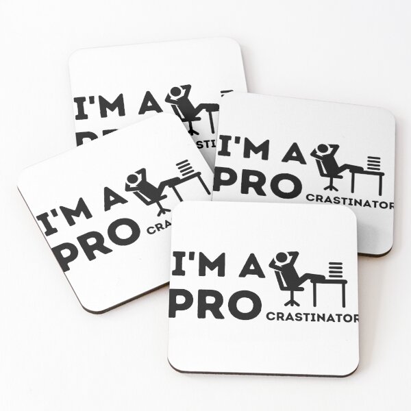 Item preview, I'm a Procrastinator Feet Up - Funny Motivational Design designed and sold by CreativNode.