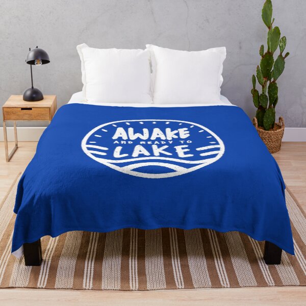 Item preview, Awake and Ready to Lake - Cabin and Lake Life designed and sold by abowersock.