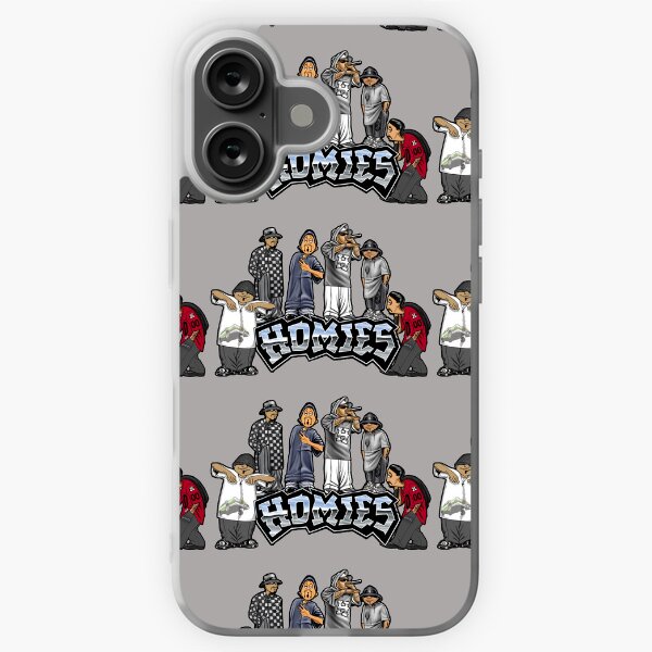 All My Homies iPhone Case (Clear×White) | allmy