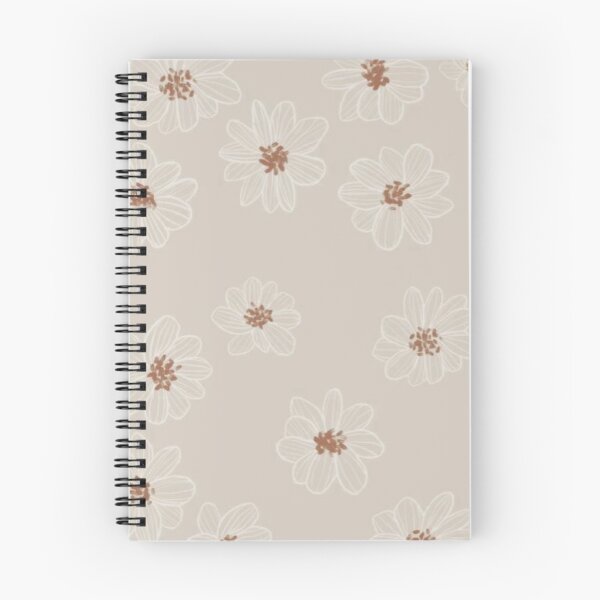 Item preview, White & brown Cute Flowers Pattern designed and sold by Adrianach1.