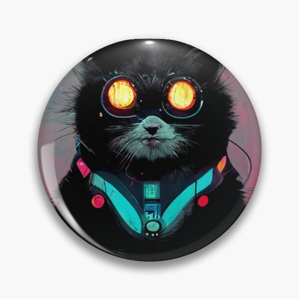 Item preview, CyberPunk Hacker Cat designed and sold by MilesJager.